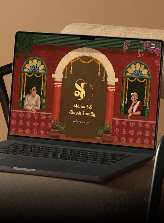 Laptop showing a Webflow marketing site